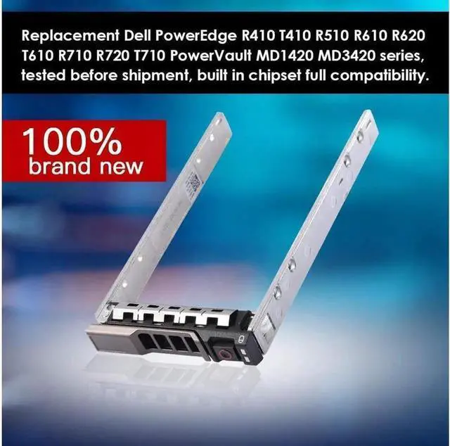 Alt view image 6 of 6 - Aomoproing 2.5 SAS SATA Hard Drive Tray Caddy 4Pack Compatible with For G176J PowerEdge R610 T610 R620 R710 T710 R720 R815 R820