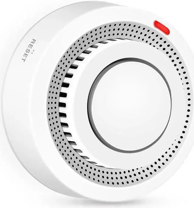 Alt view image 6 of 6 - Aomoproing Wifi Smoke Detector Smart Fire Alarm Sensor Wireless Security System Smart Life Tuya APP Control Smart Home for Home Kitchen / Store / Hotel / Factory