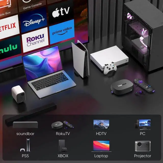 Alt view image 2 of 7 - 8K HDMI 2.1 Cable 15 FT, In-Wall CL3 Rated HDMI 2.1 Cord, Support 8K@60Hz, 4K@120Hz, HDR10+, eARC, SBTM, VRR, QFT, ALLM, 3D, HDCP 2.3 for TV, Monitor, Computer, Laptop, PS5, Xbox, Projector, Soundbar