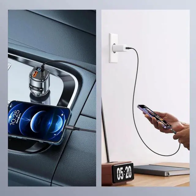 Alt view image 3 of 7 - Aomoproing USB C to USB C Cable USB 3.2 Type C 20Gbps PD 100W 8K@60Hz Data Fast Charging Cable for Phone, Tablet, Other USB C Devices (0.5M)