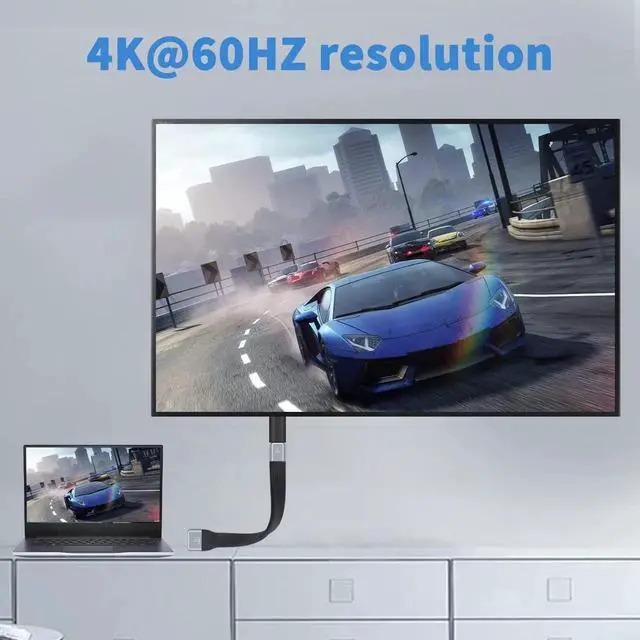 Alt view image 6 of 7 - AOMOPROING USB-C to USB 3.0 Adapter 10Gbps, USB C Female to USB A Male Adapter Cable, USB C to USB A Adapter Charger Soft Flat Short USB C to A Cable Compatible with iPhone, Samsung Galaxy, MacBook