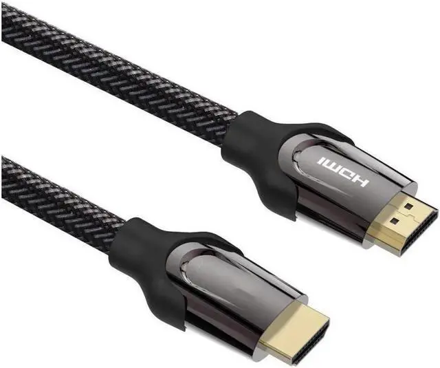 Alt view image 3 of 7 - AOMOPROING HDMI 2.0 Cable, High Speed HDMI 2.0 4K Ultra HD Silver Cable Supports Ethernet, Xbox Play Station, PS3, PS4, PC, TV (10m/32 ft., Black) 6.5 ft.