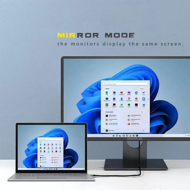 Alt view image 6 of 6 - 4K 60Hz Displayport to HDMI Cable 6ft, NOT HDMI to Displayport Adapter, Display Port to HDMI Cable 6feet for Dell Lenovo HP Laptop Desktop PC Monitor TV GPU NVIDIA AMD, DP to HDMI Adapter Cord Black