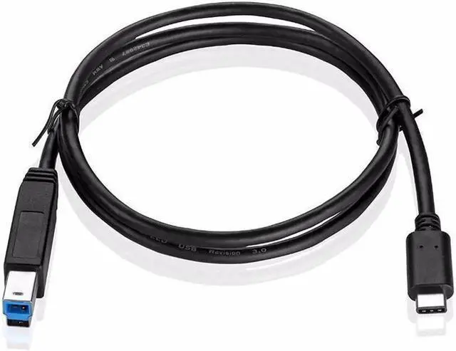 Alt view image 2 of 3 - Aomoproing USB Type C to Type B Cable - SuperSpeed Standard USB 3.0 Male Port With Reversible Type C Connector Design For Printer Scanner