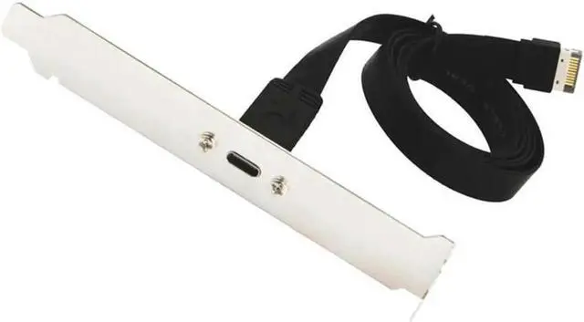 Main image of Aomoproing USB 3.1 Type C Front Panel Header Extension Cable,Type E to USB 3.1 Type C Cable,Internal Adapter Cable,with Panel(50cm)