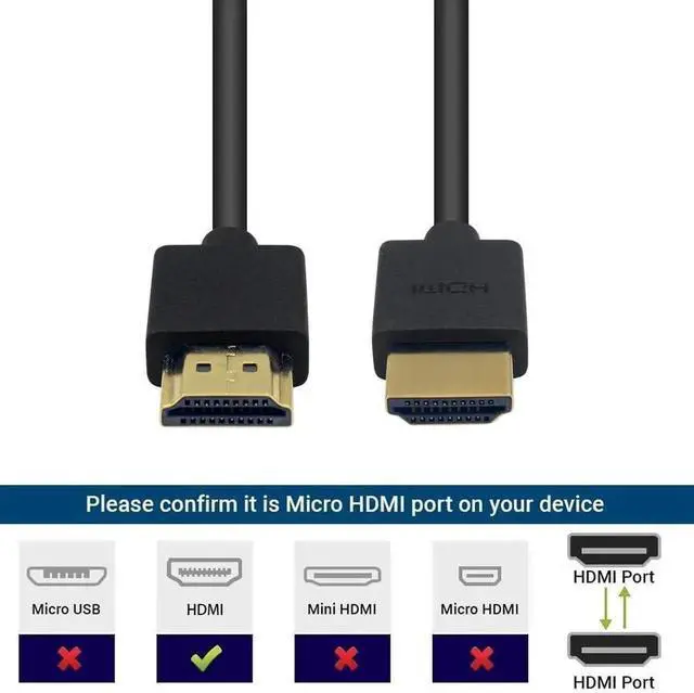 Alt view image 5 of 5 - AOMOPROING Coiled HDMI Cable, 4K HDMI to HDMI Cable, Extreme Thin HDMI Male to Male Extender Coiled Cable for 3D and 4K Ultra HD TV Stick HDMI 2.0 Cord Extension Converter(HDMI Extender) (1.2M/4FT)