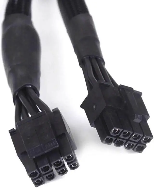 Alt view image 6 of 6 - For Corsair RM550X RM650X RM750X RM850X RM1000X CPU 8Pin To 8(4+4)-Pin Modular Power Supply Cable
