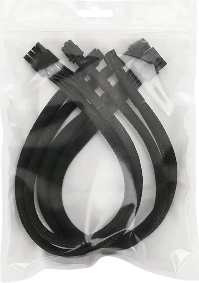 Alt view image 5 of 5 - Dual Mini 6 Pin to 8 Pin PCI Express Video Card Power Adapter Braided Sleeved Cable for Mac Pro Tower/Power Mac G5 15-inches(2Pack)