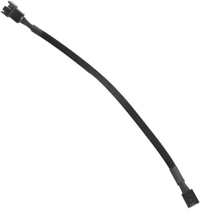 Alt view image 3 of 5 - Aomoproing   10 PCS 10" 4 Pin PWM Fan Extension Power Cable Computer PC Fan Power Extension Cable for Computer ATX Case