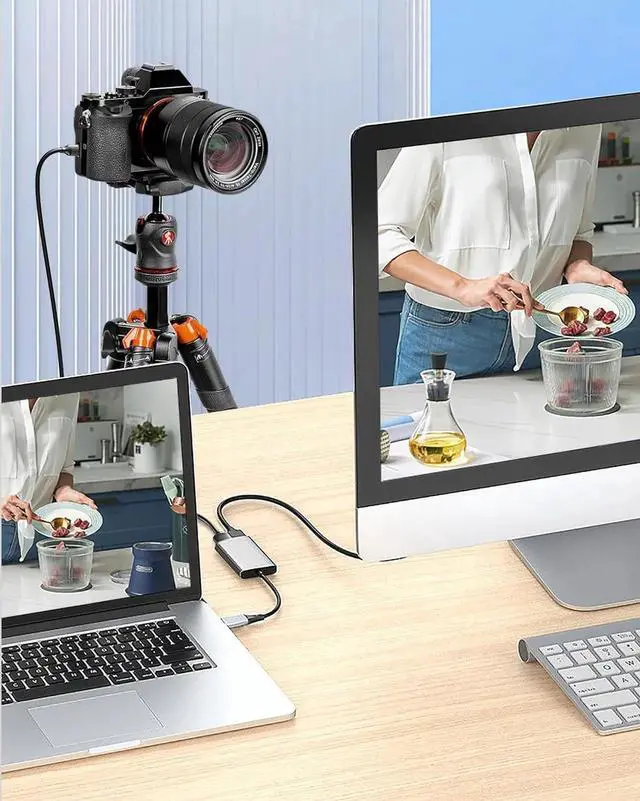 Alt view image 7 of 7 - AOMOPROING Micro HDMI to HDMI Cable 4K 60Hz, MicroHDMI Adapter Cord for Raspberry Pi 5 4, Camera, GoPro Hero 7 6 5, Lenovo Yoga, HDTV, Monitor, HDR Video & Audio Capture Card - Long 3.3 Feet