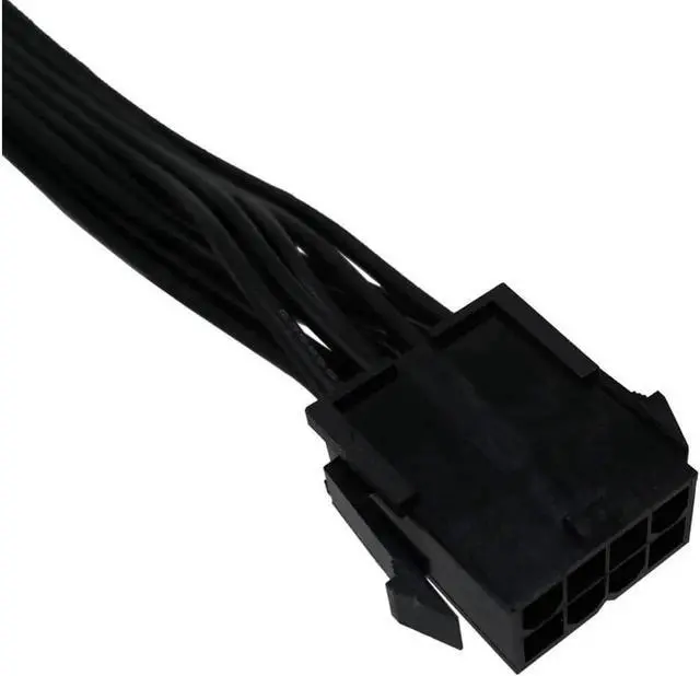 Alt view image 3 of 4 - (2-PCS ) CPU 8 Pin Female to CPU 8 Pin ATX 4 Pin Male Power Supply Converter Adapter Extension Cable for Motherboard 9.5-inch(24cm)