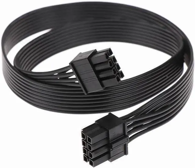 Alt view image 3 of 6 - Aomoproing CPU 8Pin to 8Pin (4+4Pin) Modular Power Supply Cable For TX850M TX750M TX650M TX550M TX-M Series Semi Modular PSU 60CM