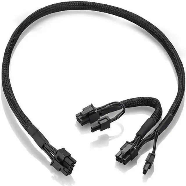 Alt view image 3 of 7 - Aomoproing PCI-E 8pin to Dual 8(6+2)Pin Power Supply Cable PCIe 8 Pin 1 to 2 Spliter ATX 8pin PSU to GPU PCIE 8Pin for RM1000 RM850 RM750 RM650 RM550 RM450