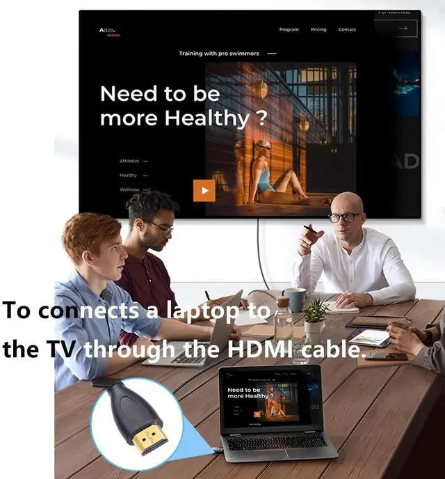 Alt view image 7 of 7 - AOMOPROING4K HDMI Cable 1.4,90 Degrees Angle HDMI Male to Male Cable 4k@30Hz,Gold-Plated Connector,Support ARC, 3D, Ethernet,for HD TV, Lactop, PC,Projector-Black(1m/3.2Ft) (Black - Straight to Right)