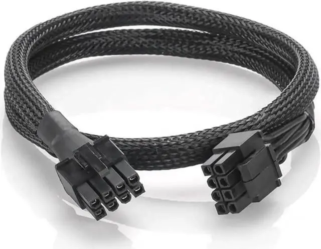 Main image of CPU 8Pin to 8pin 4+4Pin Power supply Cable Braided Net Sleeved for C.orsair HX1200 HX1000 HX850 HX750 PLATINUM Fully Modular RM Series RM450 550 650 750 850 1000W (63cm)