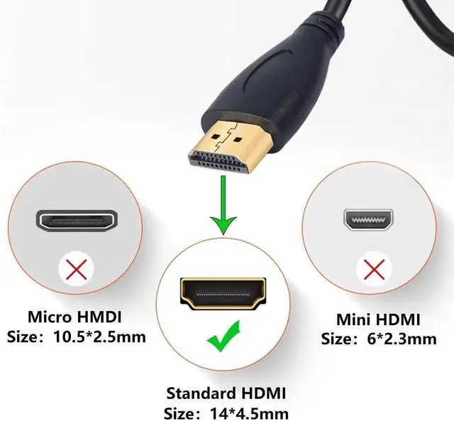 Alt view image 3 of 7 - AOMOPROING 4K HDMI Cable 1.4,90 Degrees Angle HDMI Male to Male Cable 4k@30Hz,Gold-Plated Connector,Support ARC, 3D, Ethernet,for HD TV, Lactop, PC,Projector-Black(1m/3.2Ft) (Black - Straight to Left)