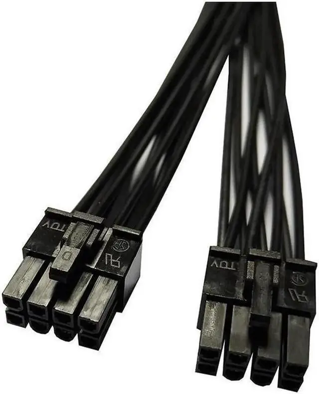 Alt view image 4 of 6 - Aomoproing  PCI express 8pin to Dual 6+2Pin Power supply Cable PCIe 8 Pin 1 to 2 Spliter For CX850M CX750M CX600M CX500M CX430M PSU