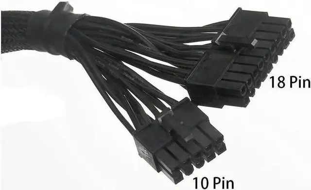 Alt view image 4 of 7 - Aomoproing ATX 24Pin To 18+10Pin Motherboard PSU Modular Power Supply Cable For V550 V650 V750 V850 V700 V1000
