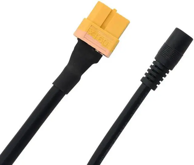 Alt view image 7 of 7 - Aomoproing  XT60 Charging Cable XT-60 Female Bullet Connector to Female DC 5.5mm X 2.5mm Power Cable for FPV Monitor Power (F/F DC5525) 2pcs