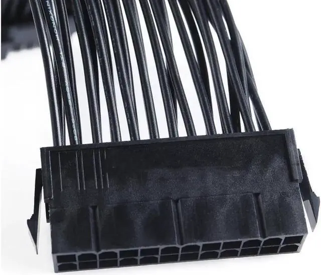 Alt view image 3 of 3 - Aomoproing ATX PSU Power Supply Extension Cable 18AWG For HP Z400 24-Pin Non-Standard Wiring Motherboard Adapter Cable 20cm