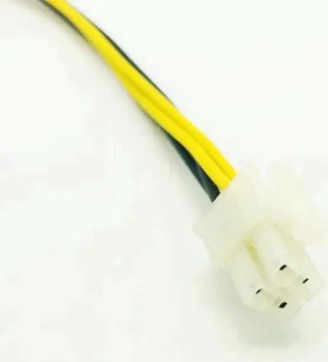 Alt view image 4 of 6 - Aomoproing  5PCS P3 4Pin Power Supply to P4 12V Converter Adapter USB SATA Cable USB Riser Card 4Pin Connector DVI-D VGA Dual PSU Cables