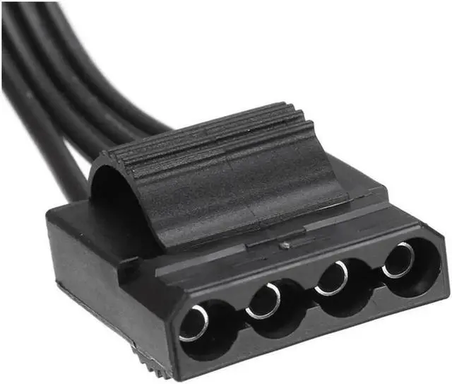Alt view image 3 of 6 - 6Pin Male 1 to 3 IDE Female Power Supply Splitter Extension Cable for Molex 4Pin Port Multiplier
