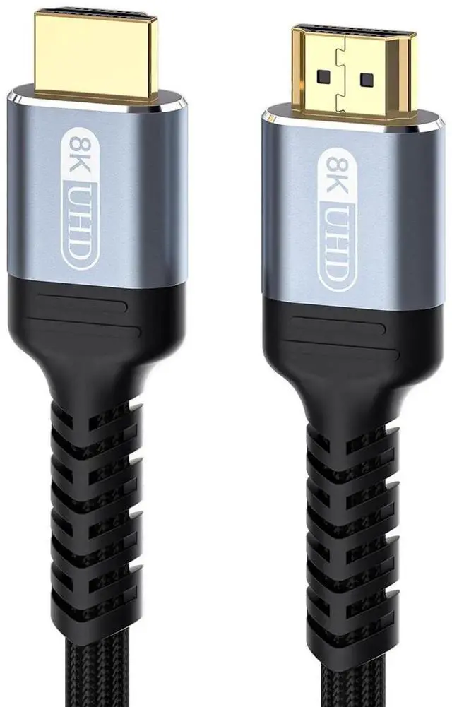 Main image of AOMOPROING HDMI 2.1 Cable 6ft, Bidirectional 48Gbps HDMI 2.1 Cord, 8K 60Hz 4K 120Hz 2K 240Hz High Resolution TV Computer Screen Cable for Home Office Gaming Consoles Mirror or Extend Model