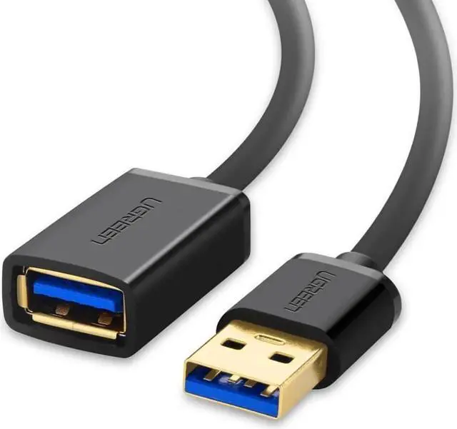 Main image of USB Extension Cable USB 3.0 High Speed Extender Cord Type A Male to A Female for Oculus VR, Playstation, Xbox,USB Flash Drive, Card Reader, Hard Drive,Keyboard, Printer, Scanner,Camera 5ft/1.5m