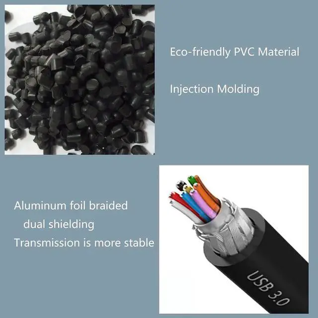 Alt view image 2 of 7 - Aomoproing USB 3.1 Type-E Male to USB 19/20 Pin Header Male Adapter Extension Cable for Motherboard for 30cm