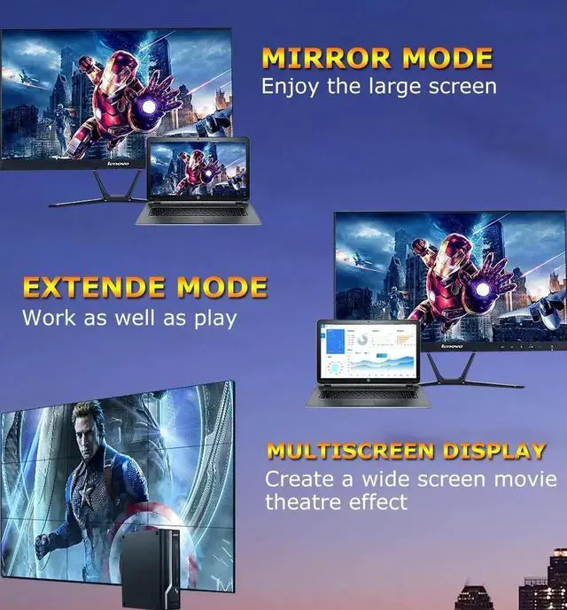 Alt view image 3 of 7 - AOMOPROING HDMI Cable 6 FT, 2-Pack, 4K ARC/eARC HDMI 2.0 Cord for Soundbar, High Speed Male to Male for HDCP 2.2, HDR, Cinema,TV, PS4, PS5, Xbox, Roku, Bluray Player, Gaming, Computer, Monitor