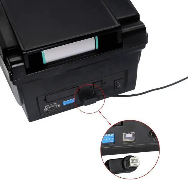 Alt view image 4 of 7 - Aomoproing USB 2.0 Type-B Printer Cable, (2-Pack) USB 2.0 B Female to Left Angle B Male Printer Short Extension Cable,for Printer, Scanner, Mobile HDD and More (Left 2)