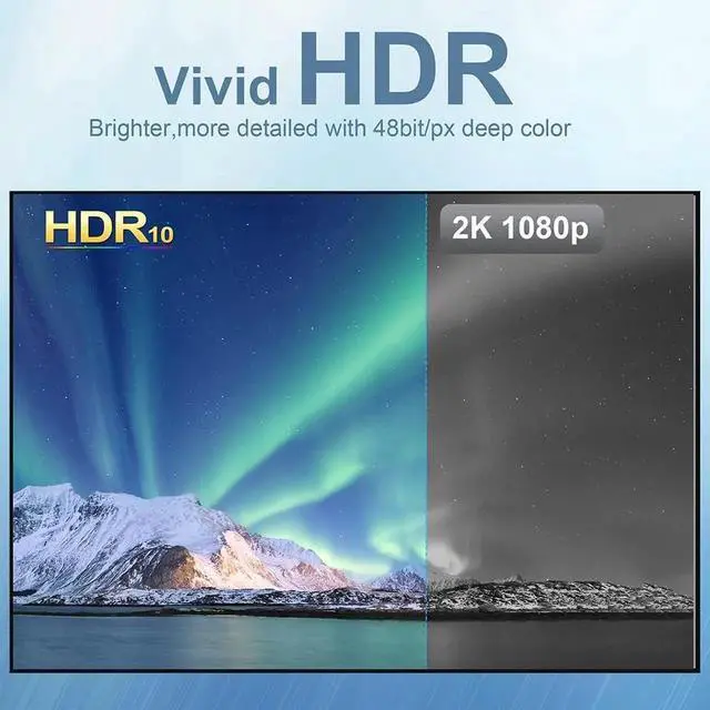 Alt view image 2 of 7 - USB C to HDMI 2.1 Cable 3.3FT, 8K@60Hz 4K@144Hz Thunderbolt 3/4 Compatible with MacBook Pro/Air, iPad Pro, iPhone 15, Supports HDCP 2.3 & HDR10, High Speed 48Gbps for XPS, Galaxy S22, Gaming Monitor