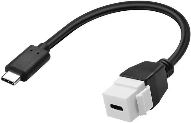 Main image of Aomoproing USB C to Type-C Keystone Insert Adapter - 10 Gbps, High Speed Charging, 20CM/7.8INCH