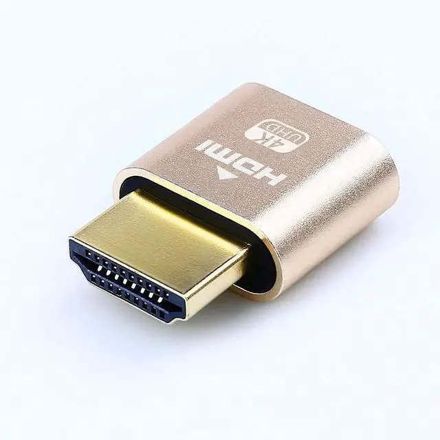Alt view image 5 of 7 - AOMOPROING HDMI Dummy Plug 4K Display Emulator Compatible with Windows Mac OSX Linux Support 4kx2k 2160P 1080p for Computer Desktop (fit-Headless, 2 Pack)