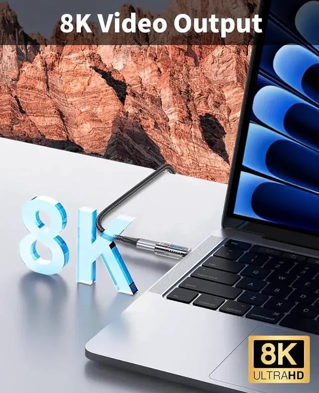 Alt view image 7 of 7 - Aomoproing 240W USB C Extension Adapter Power Meter Tester, USB C Male to USB C Female Adapter with Wattage LED Digital Display, for iPhone 15, USB-C Cables/Devices (2 Pack-Transparent)