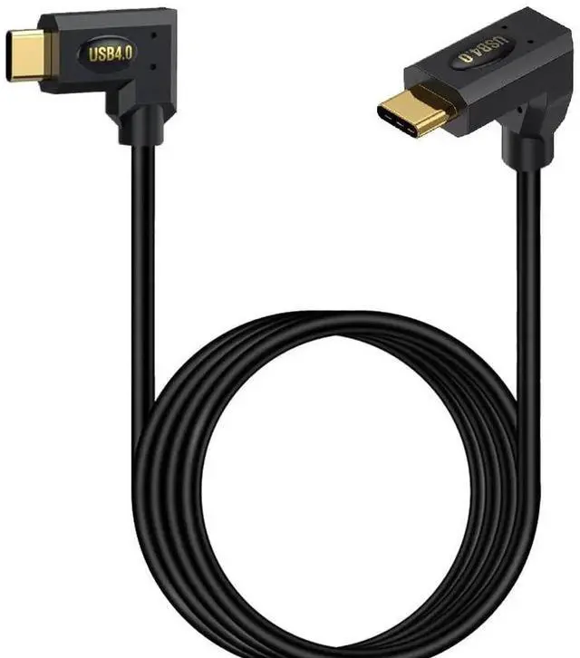 Main image of Aomoproing2ft USB 4.0 Type C Cable, Bidirectional 40Gbps Data, 240W PD Charging, 8K@60Hz Video, Left Right to Up Down Angle Male Cord for Thunderbolt 4/3, Smartphones, Laptops, Monitor, Gaming Console