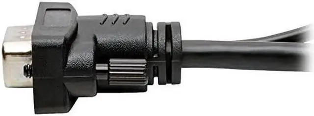 Main image of AOMOPROING HDMI to VGA + Audio Adapter Converter Cable Active Low Profile HD15 + 35mm MM 1080p 60Hz 15ft 15 P566015VGAA