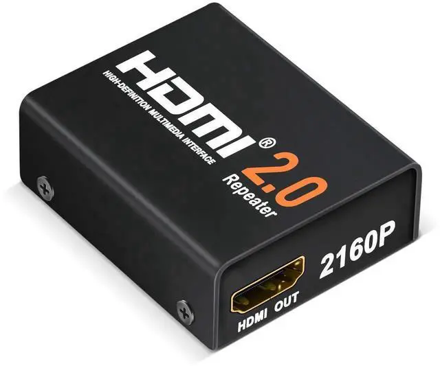 Main image of AOMOPROING 4K2K 1080P 3D HDMI Booster, HDMI 2.0 Signal Amplifier Repeater Boost Up to 200ft Transmission Distance 18Gbps Bandwidth for HDTV,PS4, Oculus and More (HDMI 2.0)