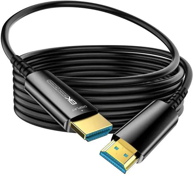 Main image of Fiber Optic HDMI Cable 30 FT, 8K Slim HDMI 2.1 Cable, 48Gbps Ultra High Speed HDMI Cord, 8K@60Hz 4K@240Hz, Dynamic HDR, eARC, HDCP 2.2&2.3, 3D, Compatible for PS4/5/Xbox/TV/Laptop/Monito/HDTV