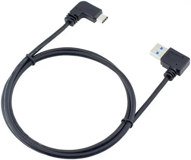 Main image of Aomoproing 3.28ft. USB3.0 Type-C AM90 data line Type-C side bend model