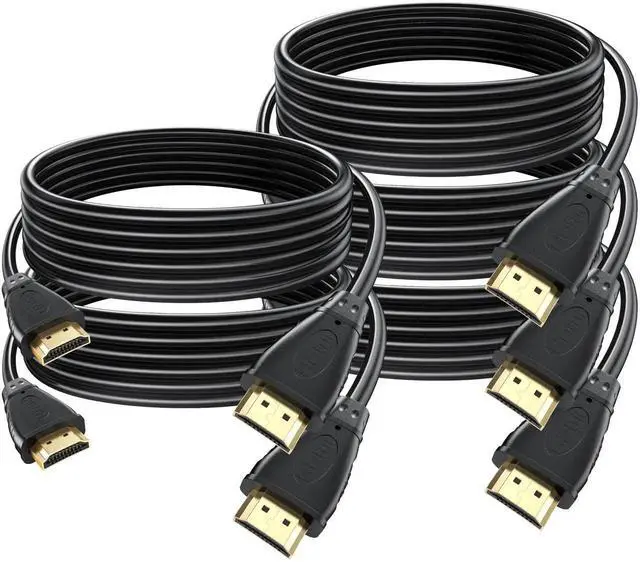 Main image of AOMOPROING HDMI 2.0 Cable 8FT 5-Pack, 4K@60Hz UHD, High Speed HDMI Cable Male to Male Adapter for ARC & CL3 Rated | for Soundbar, Laptop, Monitor, PS5, PS4, Xbox One, Fire TV, etc