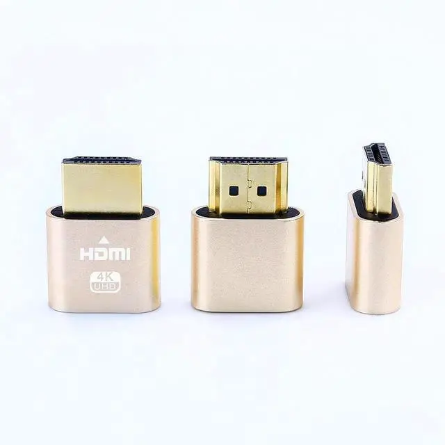 Alt view image 6 of 6 - AOMOPROING 4K HDMI Dummy Plug Display Emulator Headless Ghost Adapter Compatible with Windows Mac OSX Linux Support 4kx2k 2160P 1080p for Computer Desktop (fit-Headless, 1 Pack)