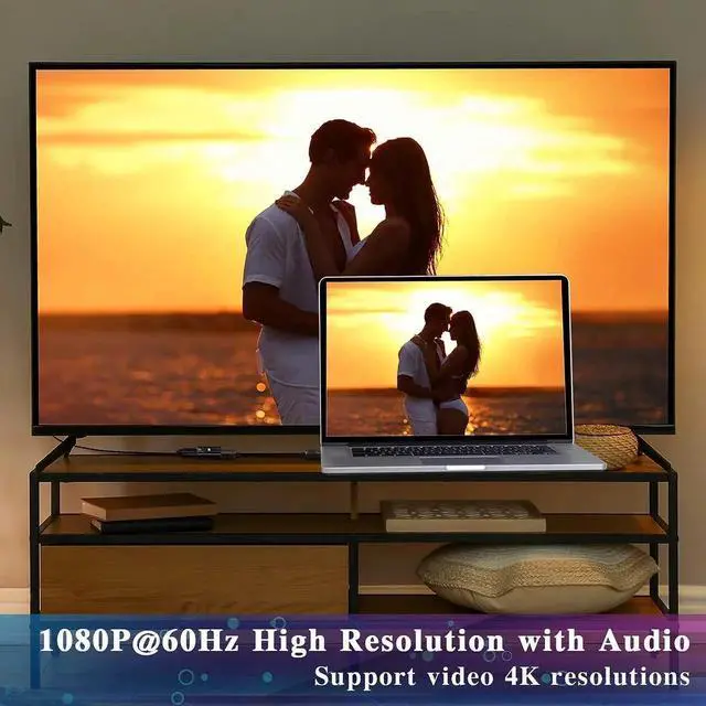 Alt view image 6 of 6 - AOMOPROING 20 Pack DisplayPort (DP) to HDMI Adapter Uni Directional DP to HDMI Display Cable Male to Female for Standard DP Port Computer Laptops 4K Transfer Projector Monitor TV Screen Converter