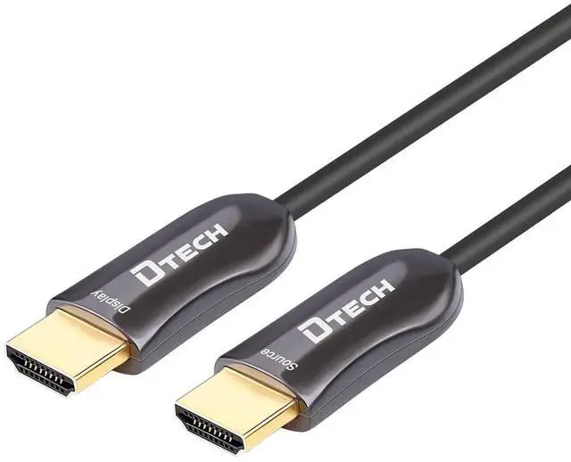 Alt view image 2 of 7 - Ultra Slim 150 Feet Fiber Optic HDMI 2.0 Cable 4K 60Ultra Slim 150 Feet Fiber Optic HDMI 2.0 Cable 4K 60Hz 18Gbps for in-Wall Installation 150ft Projector Laptop Computer Monitor TV Camera (46 Meters)