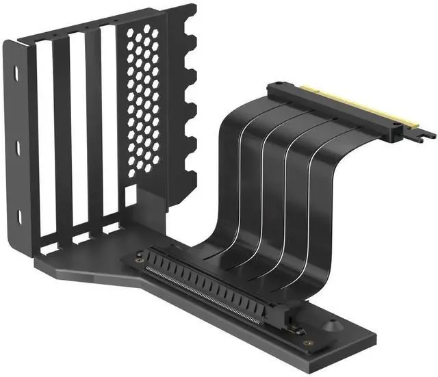Main image of Aomoproing  2-Slot GPU Support Bracket with 200mm PCIe 4.0 Riser Cable for GPU Vertical Mount, Compatible with RTX 40/30 Series and Radeon RX7000/RX6000 Series, PC Cases with Open PCI 7/8-slot Design
