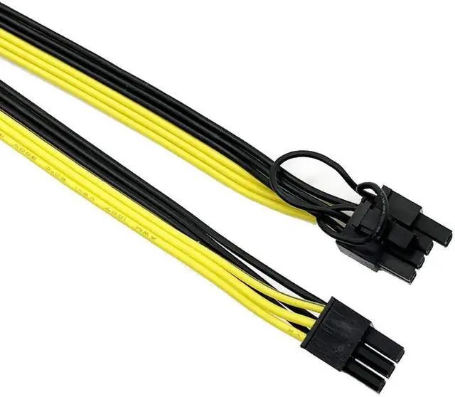 Alt view image 5 of 6 - Aomoproing   12x 6 Pin PCI-E to 8 Pin(6+2) PCI-E (Male to Male) GPU Power Cable (50cm) Not Include Card