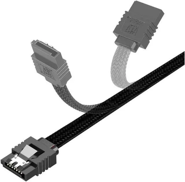 Alt view image 4 of 7 - Aomoproing 3PACK SATA Cable III 3 Pack 6Gbps Straight HDD SDD Data Cable with Locking Latch 18 Inch for SATA HDD, SSD, CD Driver, CD Writer, Black
