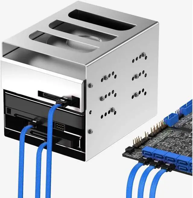 Alt view image 4 of 7 - Aomoproing SATA Cable III 3 Pack 6Gbps Straight HDD SDD Data Cable with Locking Latch 18 Inch for SATA HDD, SSD, CD Driver, CD Writer, Blue