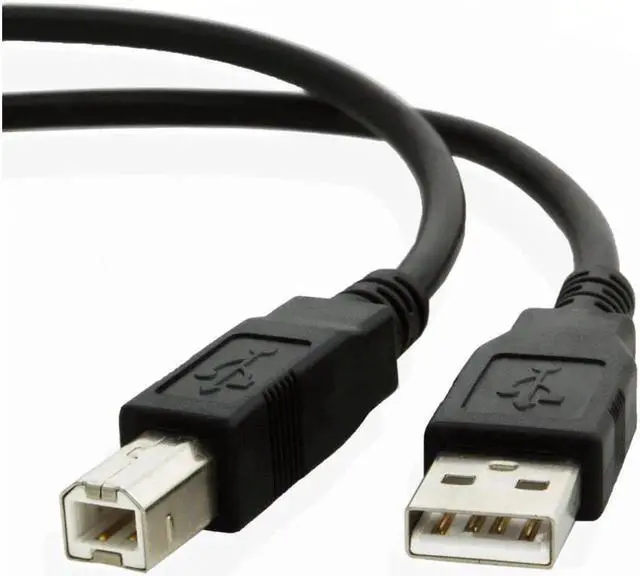 Alt view image 2 of 3 - Aomoproing 3 Pack 6 Ft Black A-Male to B-Male USB 2.0 High Speed Printer Cable for HP DeskJet 3755 All-in-One Printer