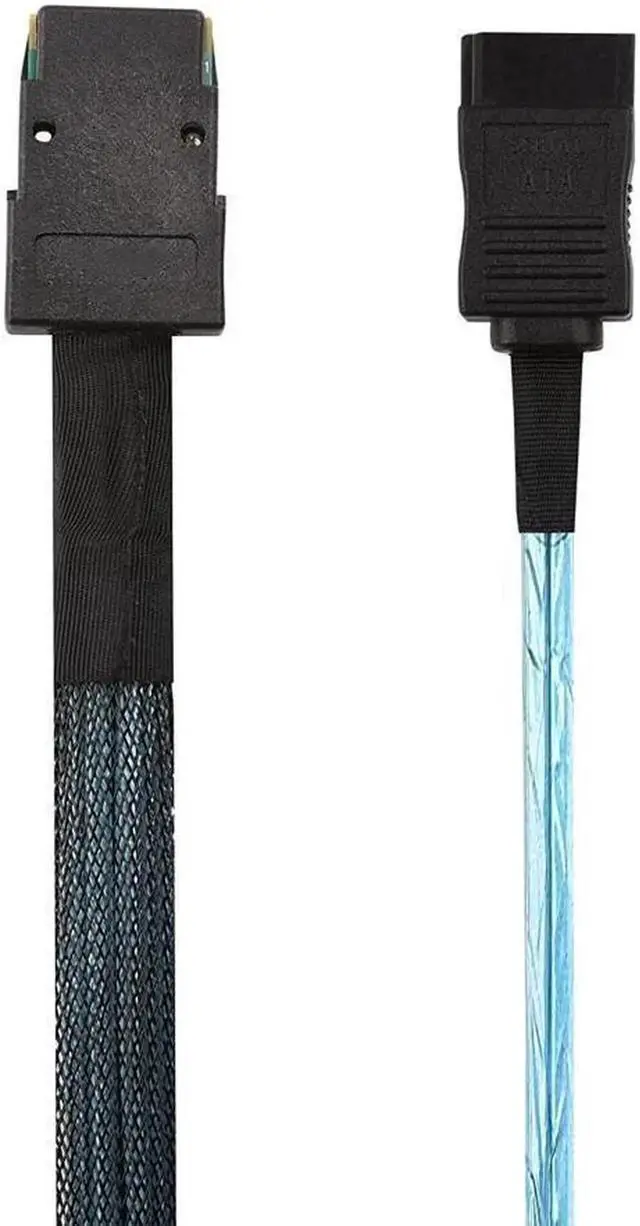 Alt view image 5 of 7 - Aomoproing Internal Mini SAS to SATA Reverse Breakout Cable (SFF-8087 to SATA) 1.6 Feet
